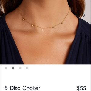 Gorjana 5-Disc Choker - Gold
